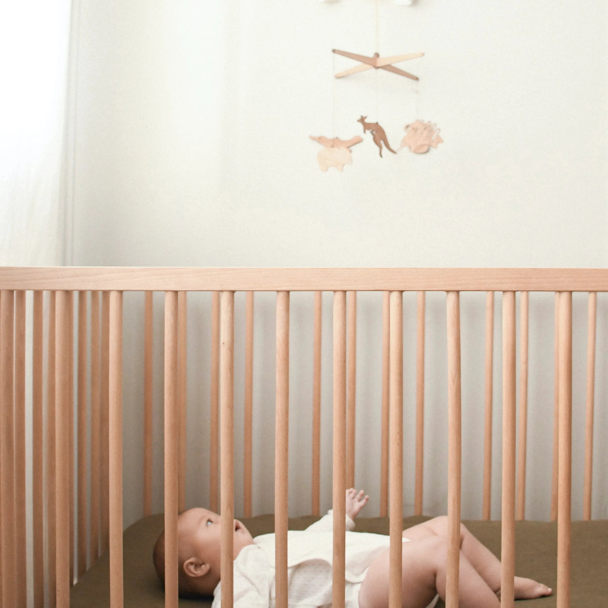 100% Hemp Bed Linen • Baby Cot Fitted Sheet Olive – Hemp Clothing