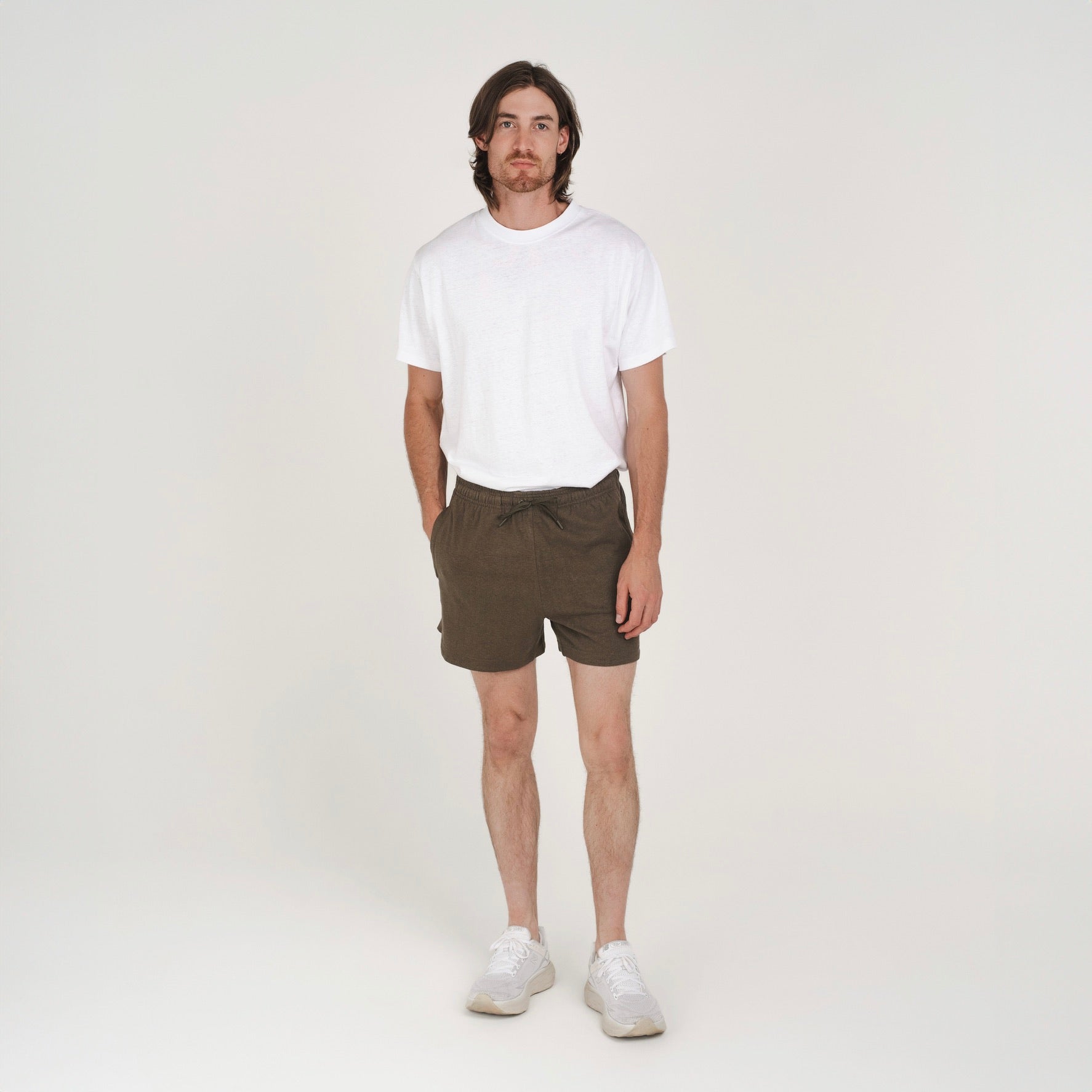 Sports Shorts Dark Olive – Hemp Clothing Australia