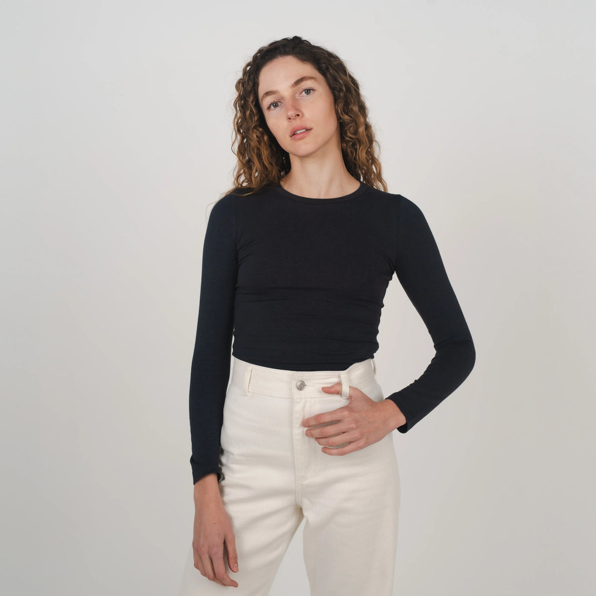Bali Reversible High Neck Top- Hemp leaf