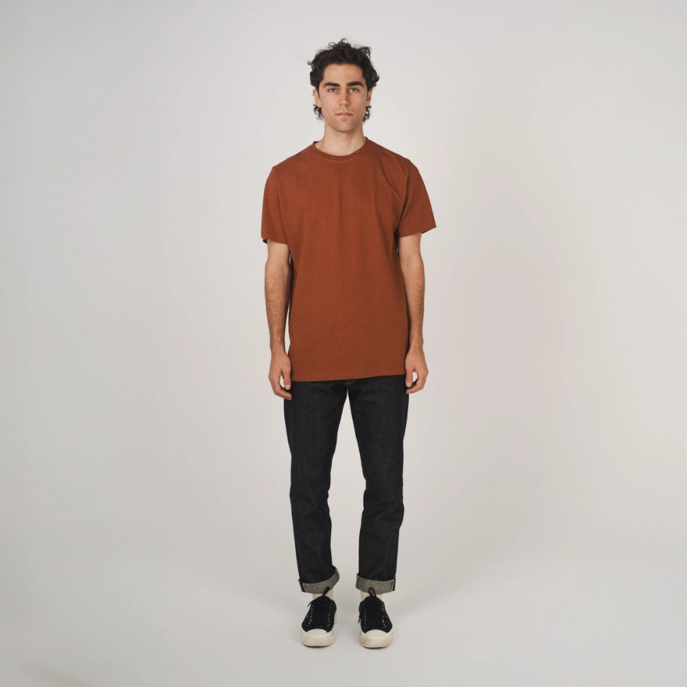 T-Shirt Om tencel - cinnamon main image 1