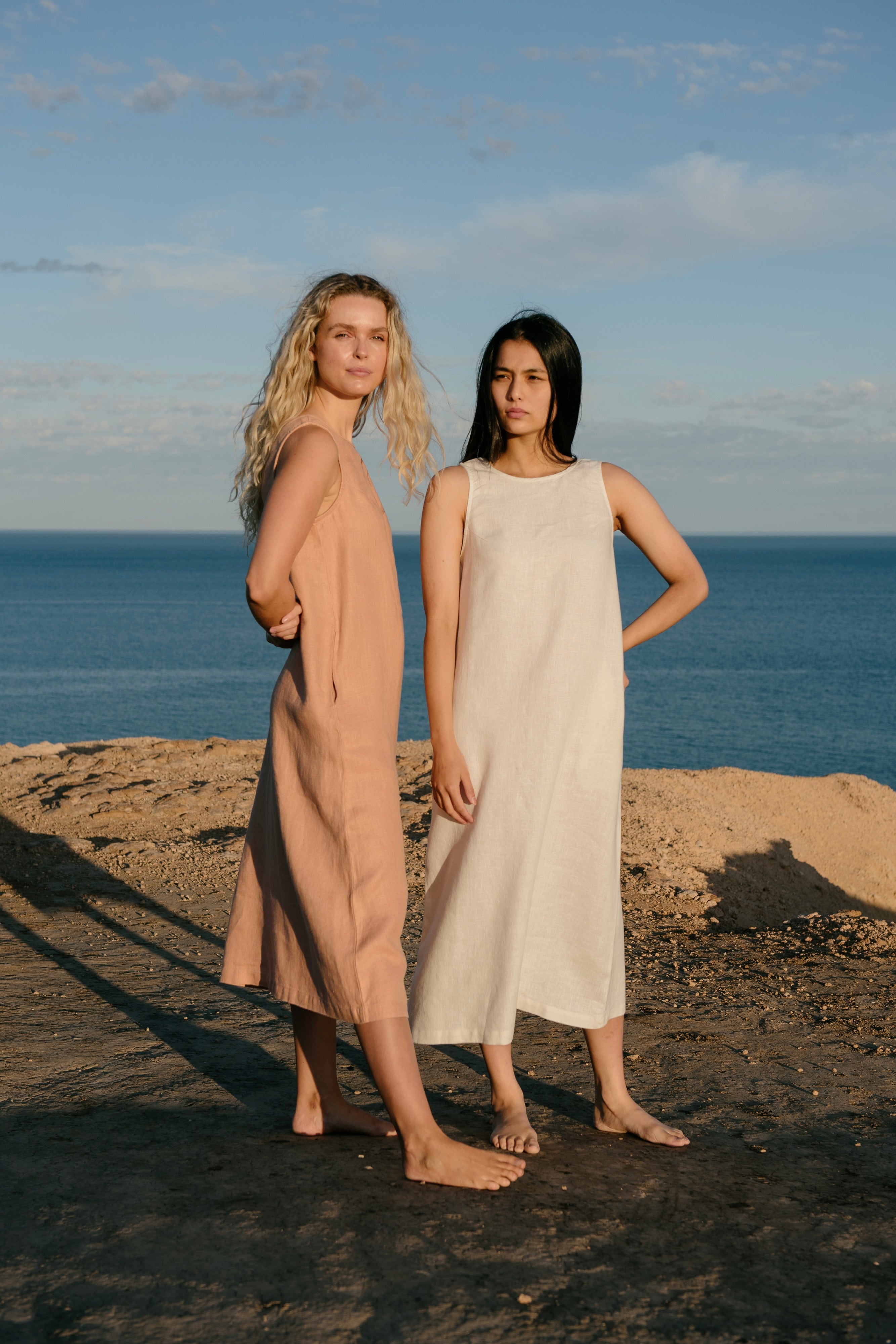 Maxi Dress Natural White – Hemp Clothing Australia