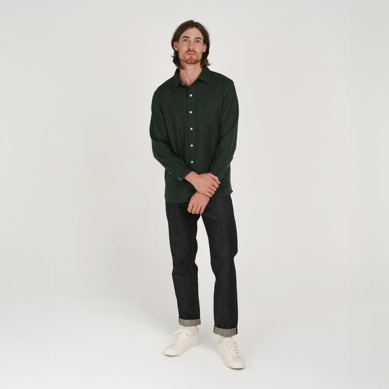 Heritage Shirt Long Sleeve • Army Green