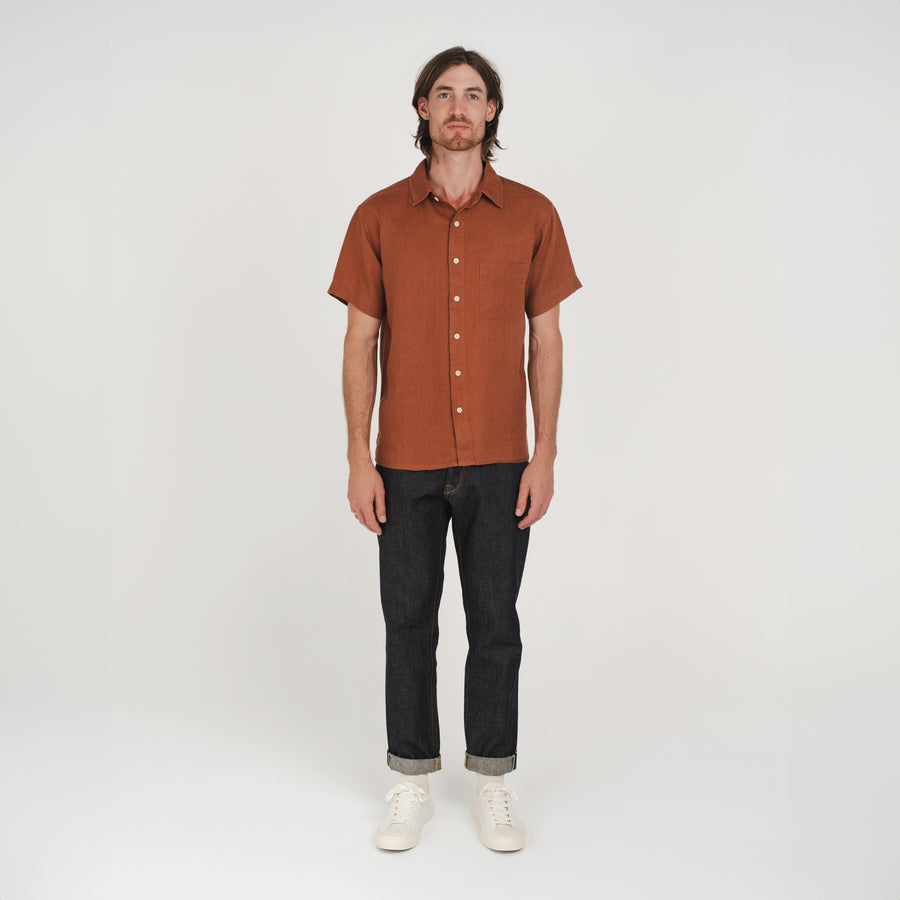 Heritage Shirt Short Sleeve • Rust