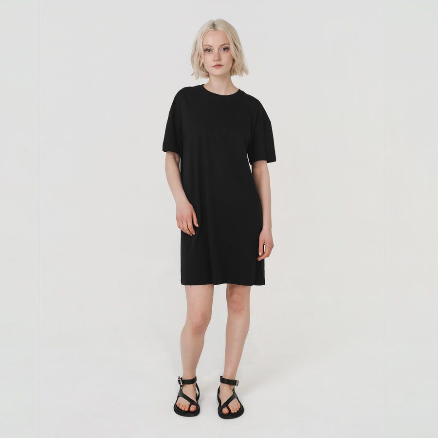 T-Shirt Dress Mini Black