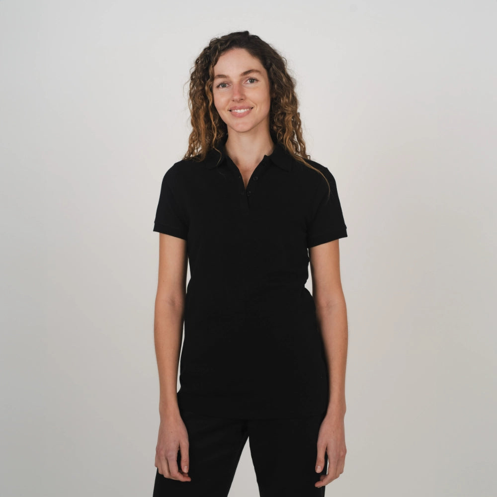Polo Shirt Black Hemp Clothing Australia